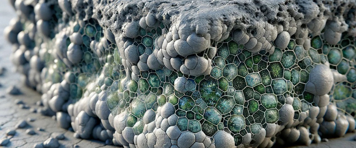 Concreto que respira y ladrillos que crecen. Explorando los materiales vivos