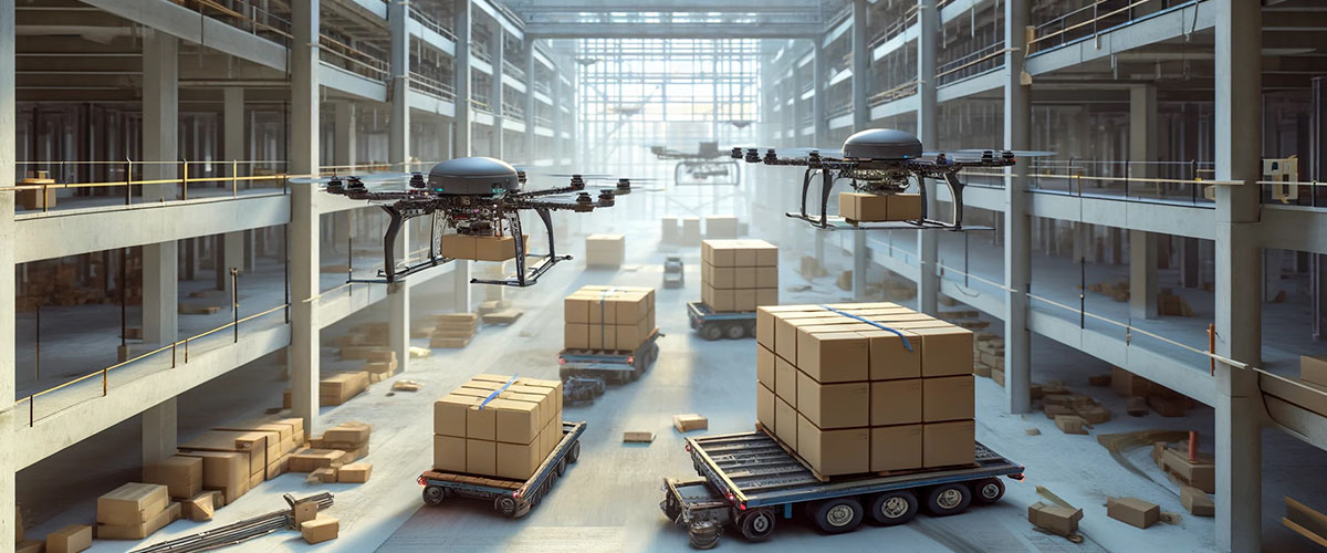 Uso de Drones en la Logística de Construcción